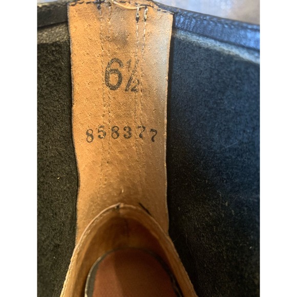 Pytchley Brown Leather Lace Up Boots Work Riding amazonas Soles - Picture 7 of 12